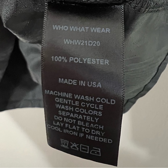 WHO WHAT WEAR COLLECTION Alex Shirred Minidress - L - Picture 4 of 7